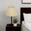 Homezia 12" Parchment Beige Empire Hardback Slanted Linen Lampshade Wf