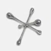 Homezia 12" Silver Finish Extra Large Decorative Jack