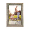 Homezia 18x24 Rustic Smoky Black Picture Frame With Plexiglass Holder