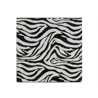 Homezia 12" X 4" Black And White Iron Wall Decor
