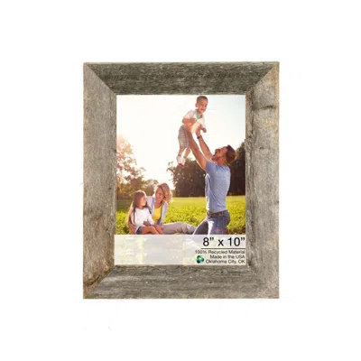 Homezia 12"x13" Natural Weathered Grey Picture Frame In Gray