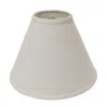 Homezia 13" Off White Deep Cone Linen Lampshade
