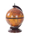 Homezia 13" X 15" X 19" Red Globe With Chess Holder