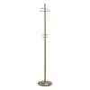 Homezia 13" X 67" Brushed Steel Brushed Steel Coat Rack