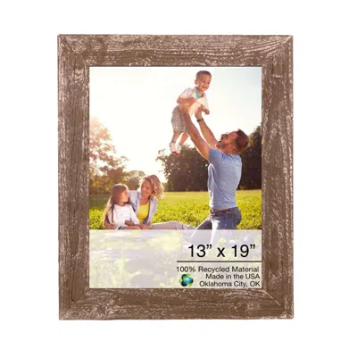 HOMEZIA 13X19 RUSTIC ESPRESSO PICTURE FRAME