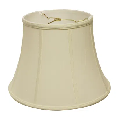Homezia 14" Ivory Altered Bell Monay Shantung Lampshade
