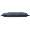 Homezia 14" X 36" Navy Blue 100% Cotton Zippered Pillow