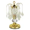 Homezia 15" Gold Ceramic Bedside Table Lamp