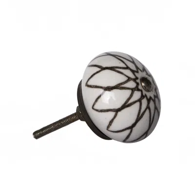 Homezia 1.5" X 1.5" X 1.5" Ceramic Metal Multicolor 12 Pack Knob