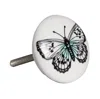 Homezia 1.5" X 1.5" X 1.5" Ceramic Metal Multicolor 12 Pack Knob In Multi
