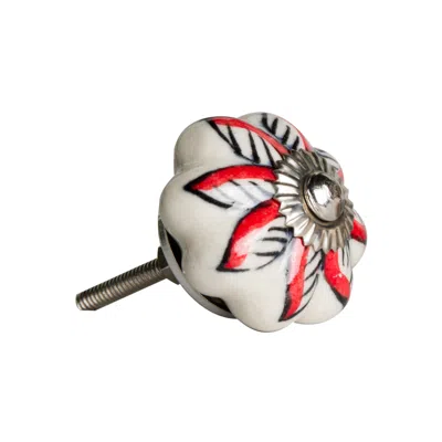 Homezia 1.5" X 1.5" X 1.5" Ceramic Metal Multicolor 12 Pack Knob