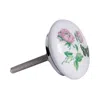 Homezia 1.5" X 1.5" X 1.5" Ceramic Metal Multicolor 12 Pack Knob In Multi