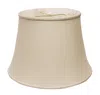 Homezia 16" Biege Sloped Euro Bell Pongee Shantung Lampshade