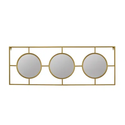 Homezia 16" Gold Framed Accent Mirror