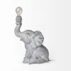 Homezia 16" Gray Lamp Base Led