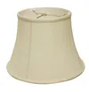 Homezia 14" Ivory Altered Bell Monay Shantung Lampshade