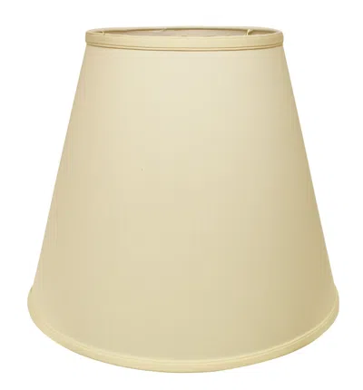 Homezia 16" Ivory Deep Empire No Slub Lampshade In Neutral