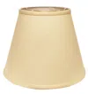 Homezia 16" Parchment Biege Empire Deep Slanted Linen Lampshade