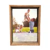 Homezia 18" X 24" Rustic Weathered Grey Picture Frame With Hanger