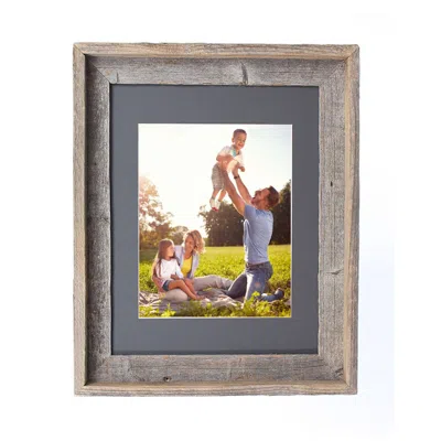 Homezia 16x20 Rustic Cinder Picture Frame With Plexiglass Holder