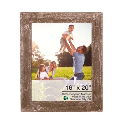 HOMEZIA 16X20 RUSTIC ESPRESSO PICTURE FRAME