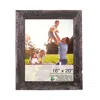 Homezia 11x14 Rustic Smoky Black Picture Frame With Plexiglass Holder
