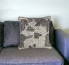 Homezia 17" Brown Throw Pillow Cover