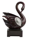 Homezia 17" Marbleized Cherry Brown Dove Figurine Sculpture