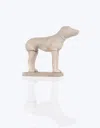 Homezia 17" Natural Resin Hand Painted Figurine Tabletop Sculpture