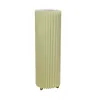 Homezia 17" Off-white Metal Bedside Table Lamp With Off-white Shade