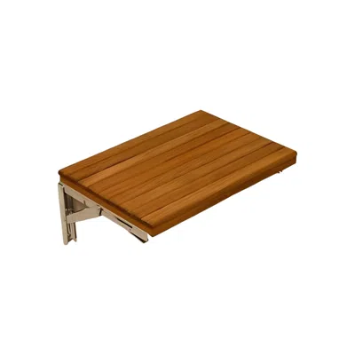 Homezia 17" Premium Wall Mount Teak Shower Bench