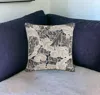 Homezia 17" Taupe And White Throw Pillow Cover