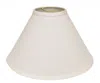Homezia 17" White Deep Cone Slanted No Slub Lampshade