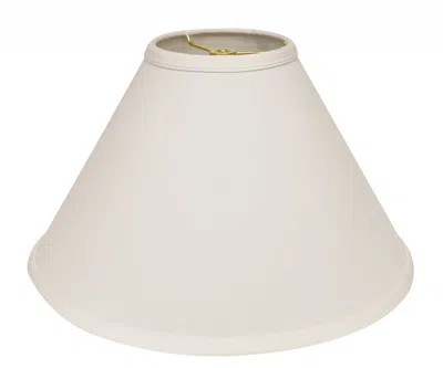 Homezia 17" White Deep Cone Slanted No Slub Lampshade