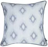 Homezia 17"x 17" Grey Jacquard Chic Decorative Throw Pillow Cover