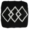 Shop Homezia 18" Black 100% Cotton Ottoman