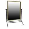 Homezia 18" Black Framed Makeup Shaving Tabletop Mirror