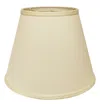 Homezia 18" Ivory Empire Deep Slanted No Slub Lampshade