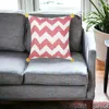 Homezia 18" Pink And White Throw Pillow Cover