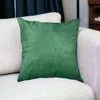 Homezia 18" Verde Cowhide Throw Pillow