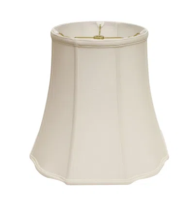 Homezia 18" White Premium Octagon Monay Shantung Lampshade In Black