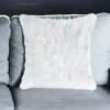 Homezia 18" White Wool Throw Pillow