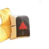 Homezia 18" X 18" Black And Red Abstract Zippered Handmade Polyester Throw Pillow Cover