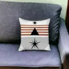 Homezia 18" X 18" Black And Red Abstract Zippered Handmade Polyester Throw Pillow Cover