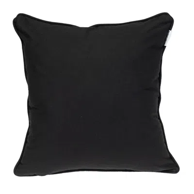 Homezia 18" X 18" Blue And White 100% Cotton Geometric Zippered Pillow
