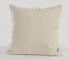 Homezia 18" X 18" Brown And Beige 100% Cotton Abstract Zippered Pillow