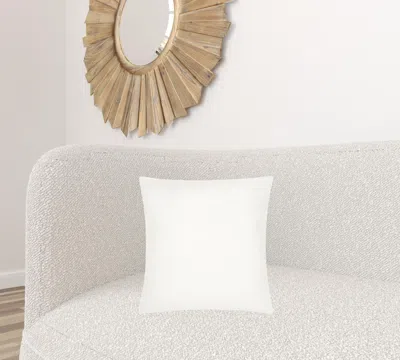 Homezia 18" X 18" Choice White Square Pillow Insert