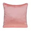 Homezia 18" X 18" Taupe And Purple Zippered 100% Cotton Throw Pillow With Embroidery