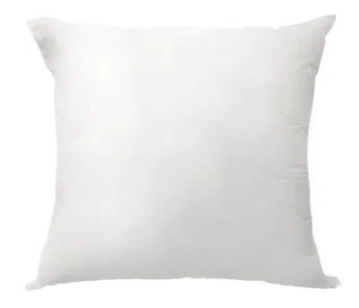 Homezia 18" X 18" White Polyester Blown Seam Down Pillow Insert In Pink