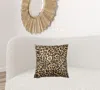 Homezia 18" X 18" X 5" Leopard Quattro Pillow